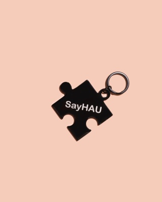 Adresatka ze stali nierdzewnej - puzzel