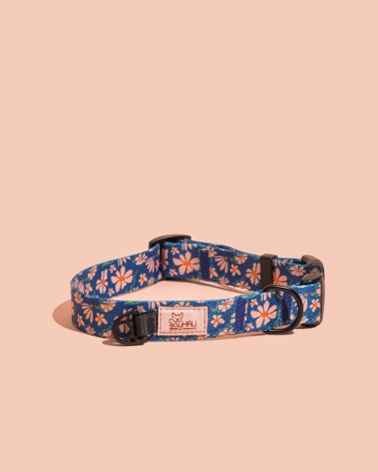 Obroża z klamrą PupsyFlora